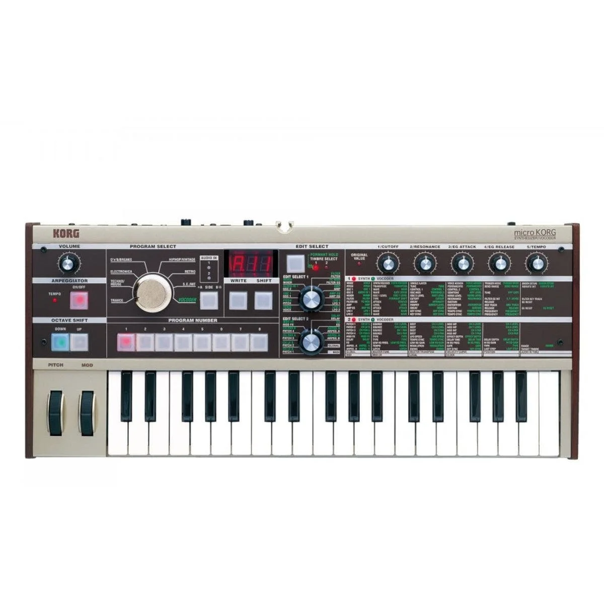 Korg Microcorg 37 Key Synthesizer And Vocoder