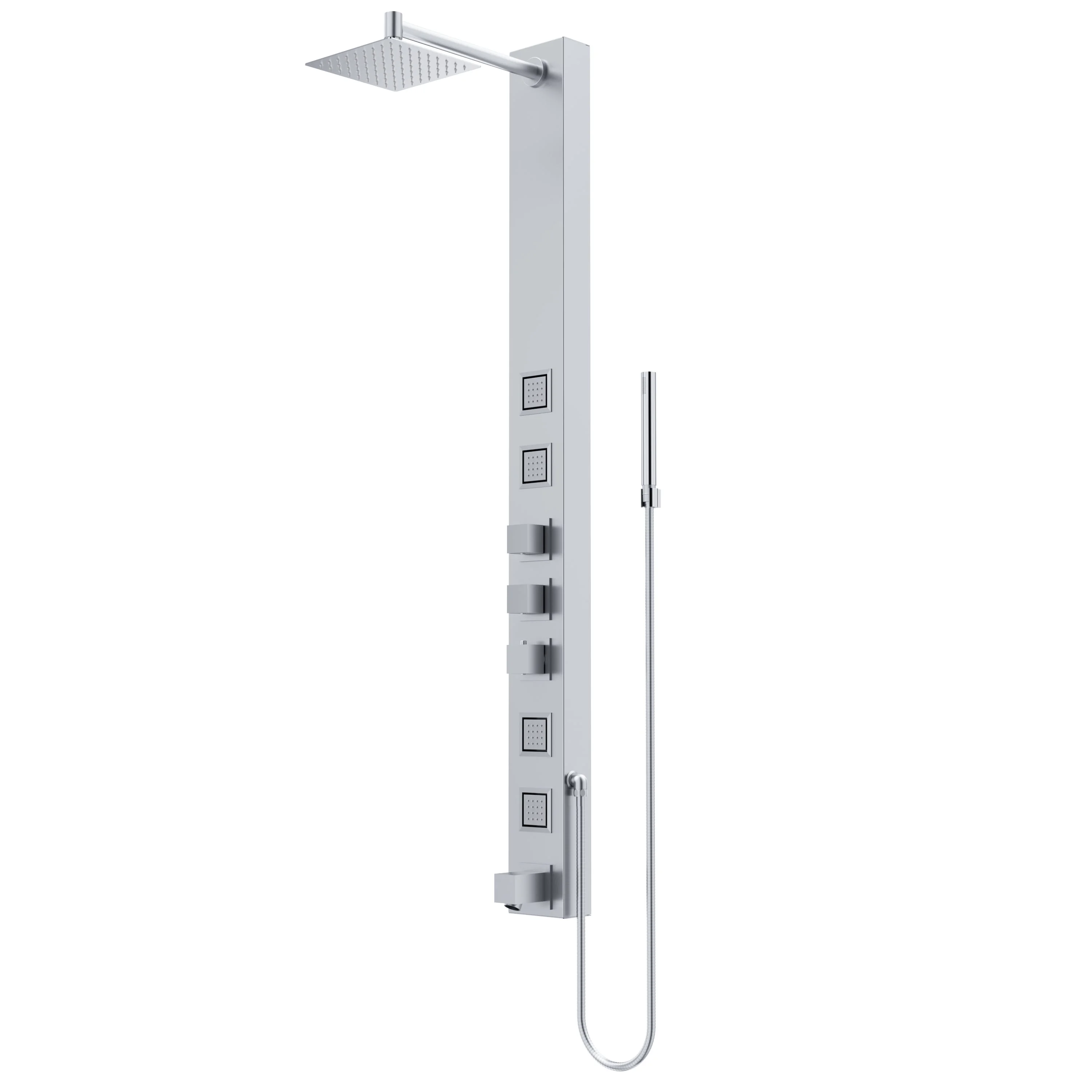 Vigo Vg08023 Bowery Thermostatic Shower Panel - Stainless Steel