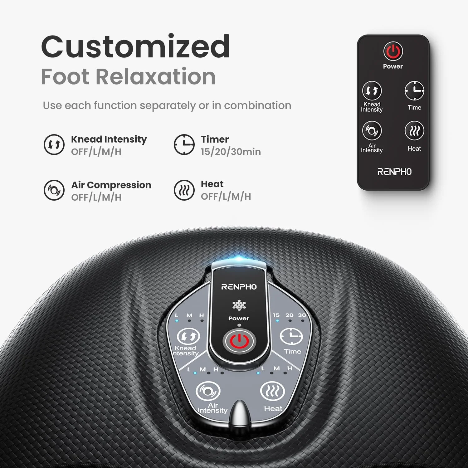RENPHO Foot Massager Machine with Remote Control