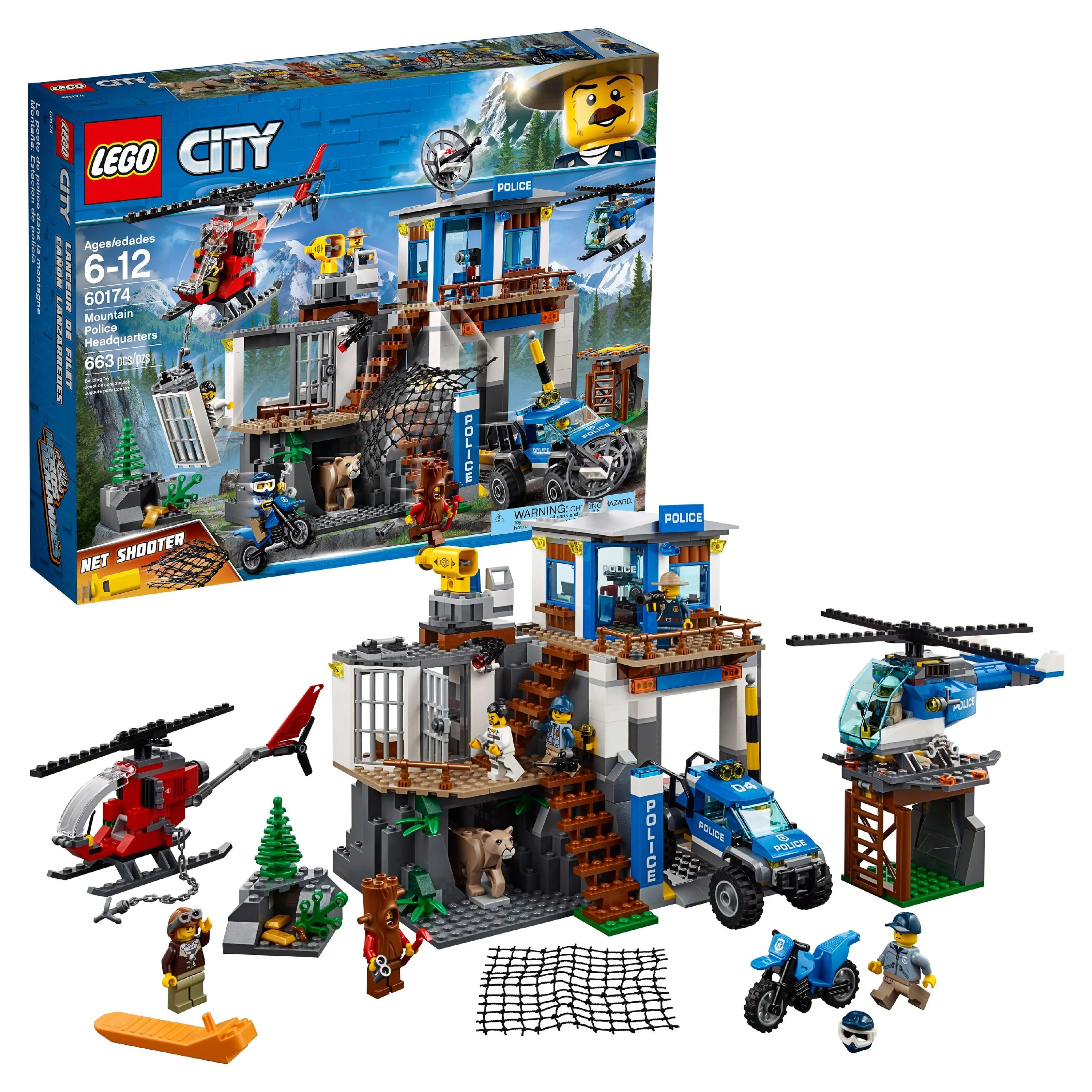 LEGO City Police Mountain Police Headquarters 60174