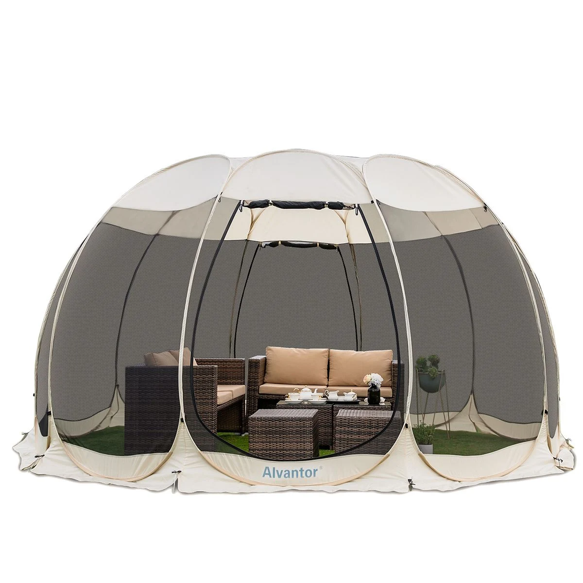 Alvantor 15' x 15' Screen House, Beige