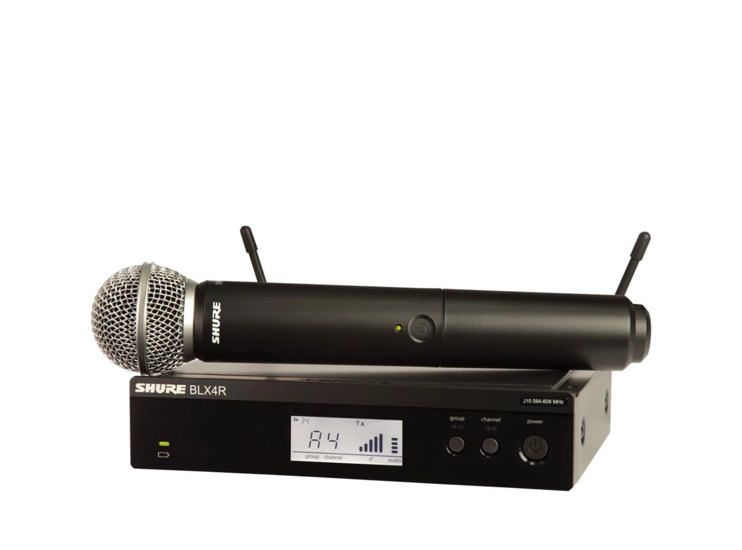 Shure BLX24R/SM58-H10 Wireless Rack-mount Vocal System with SM58