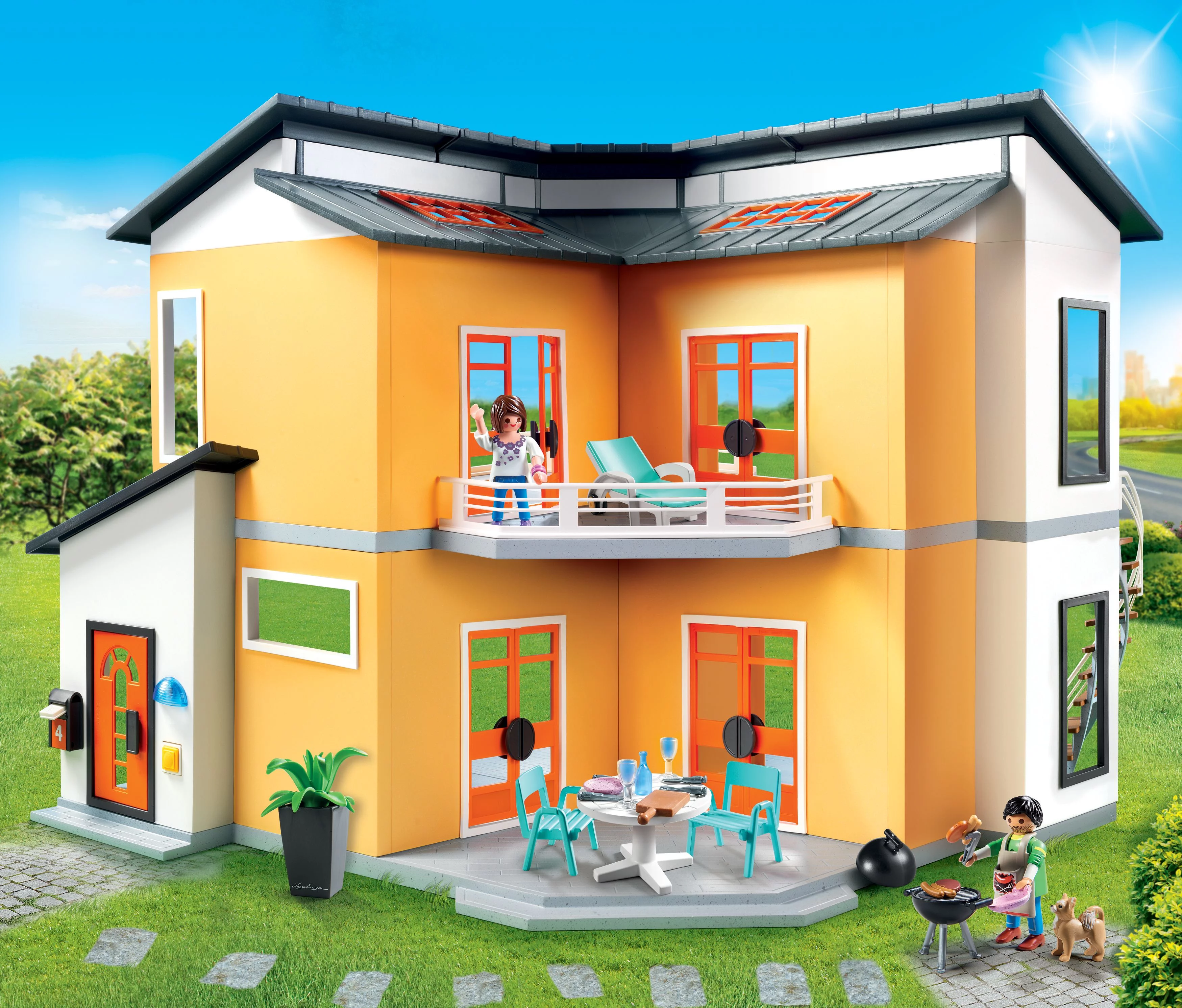 PLAYMOBIL Modern House Doll Playset