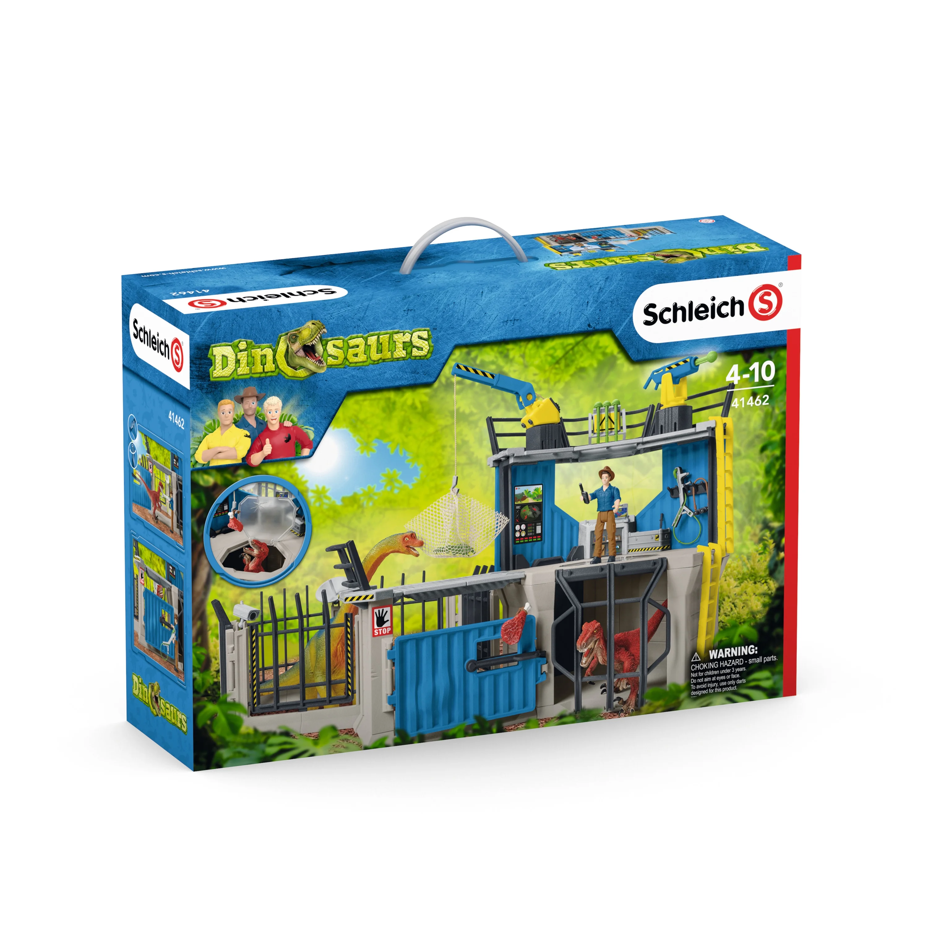 Schleich Large Dinosaur Research Station Toy Set