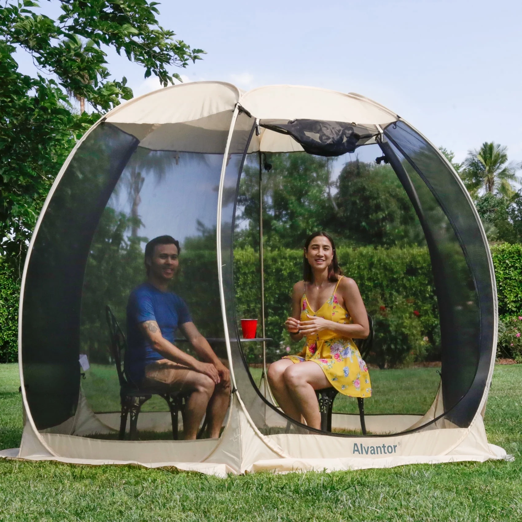 Alvantor 10' x 10' Screen House, Beige