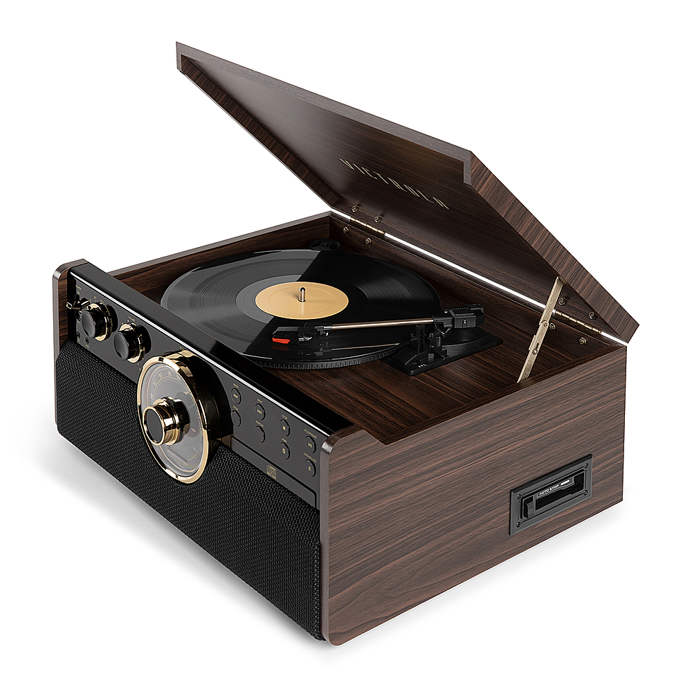 Victrola - Bluetooth Audio System - Gold/Brown/Black