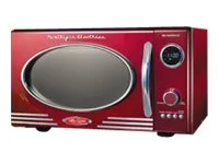 Nostalgia RMO400RED Retro 0.9 Cubic Foot Microwave Oven