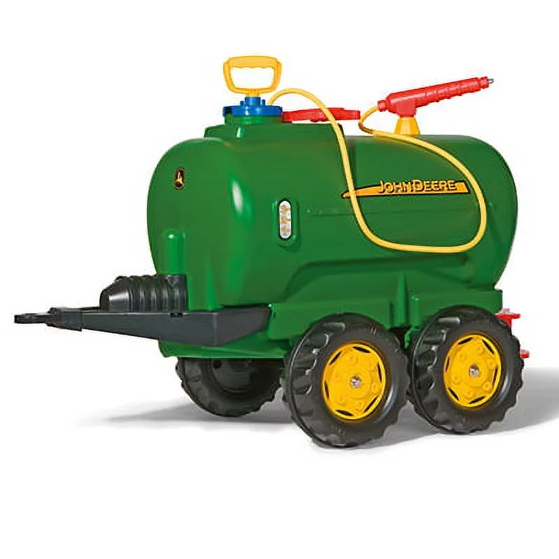 John Deere 122752 Jumbo Twin Axle Tanker Toy with Pump & Spray Gun