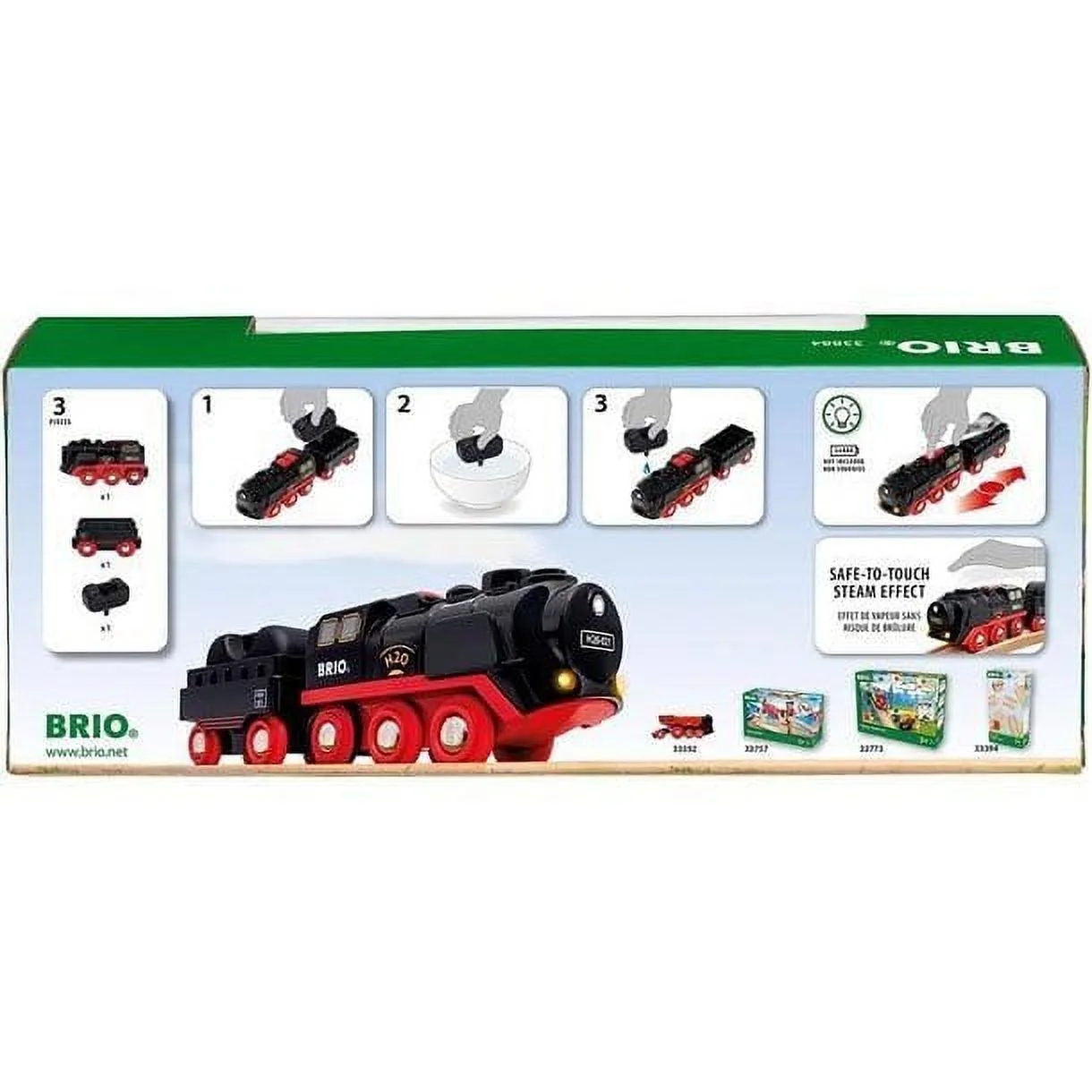 BRIO Battery-Operated Steaming Train BRIO World Train
