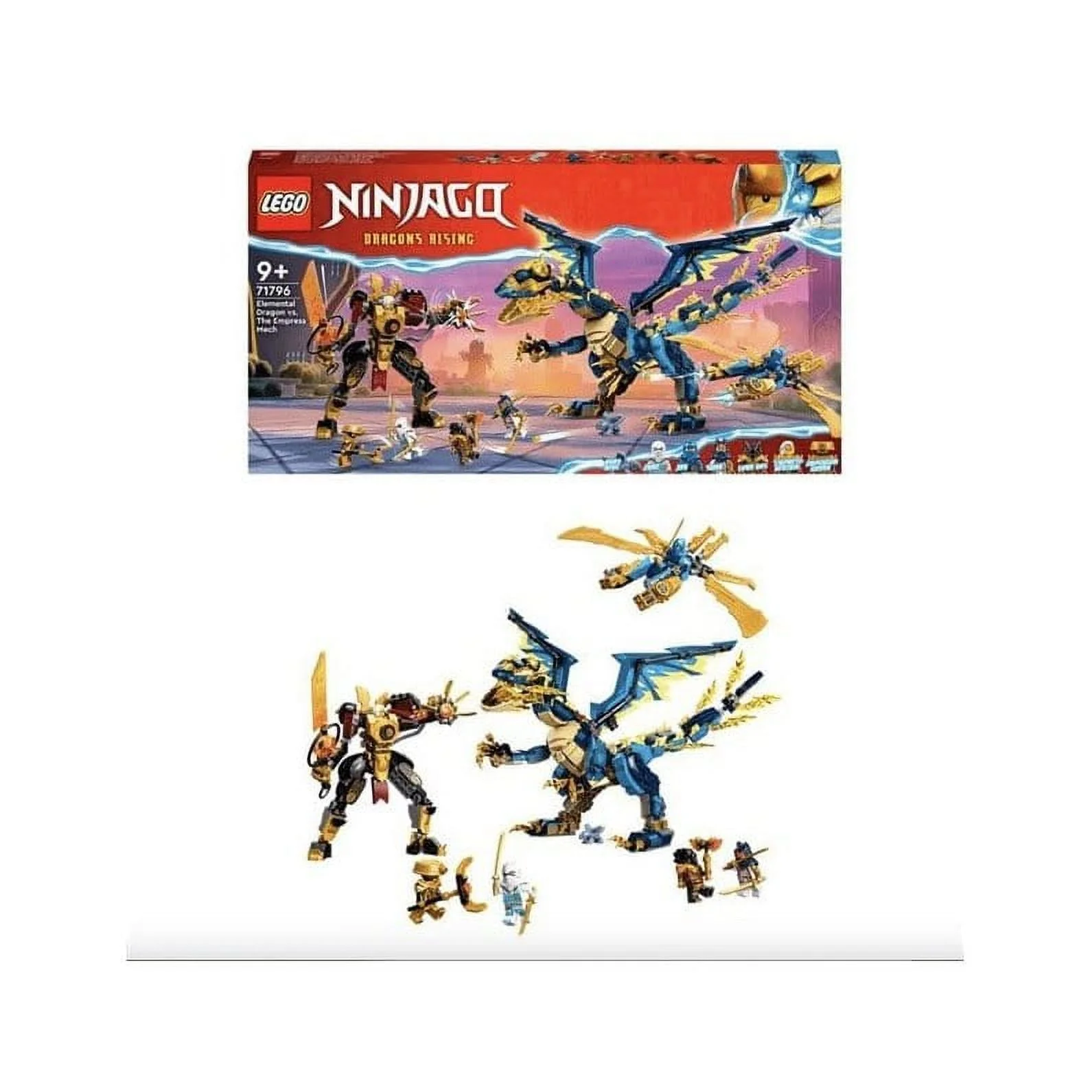 Lego Ninjago Element Dragon vs Empress Robot 71796