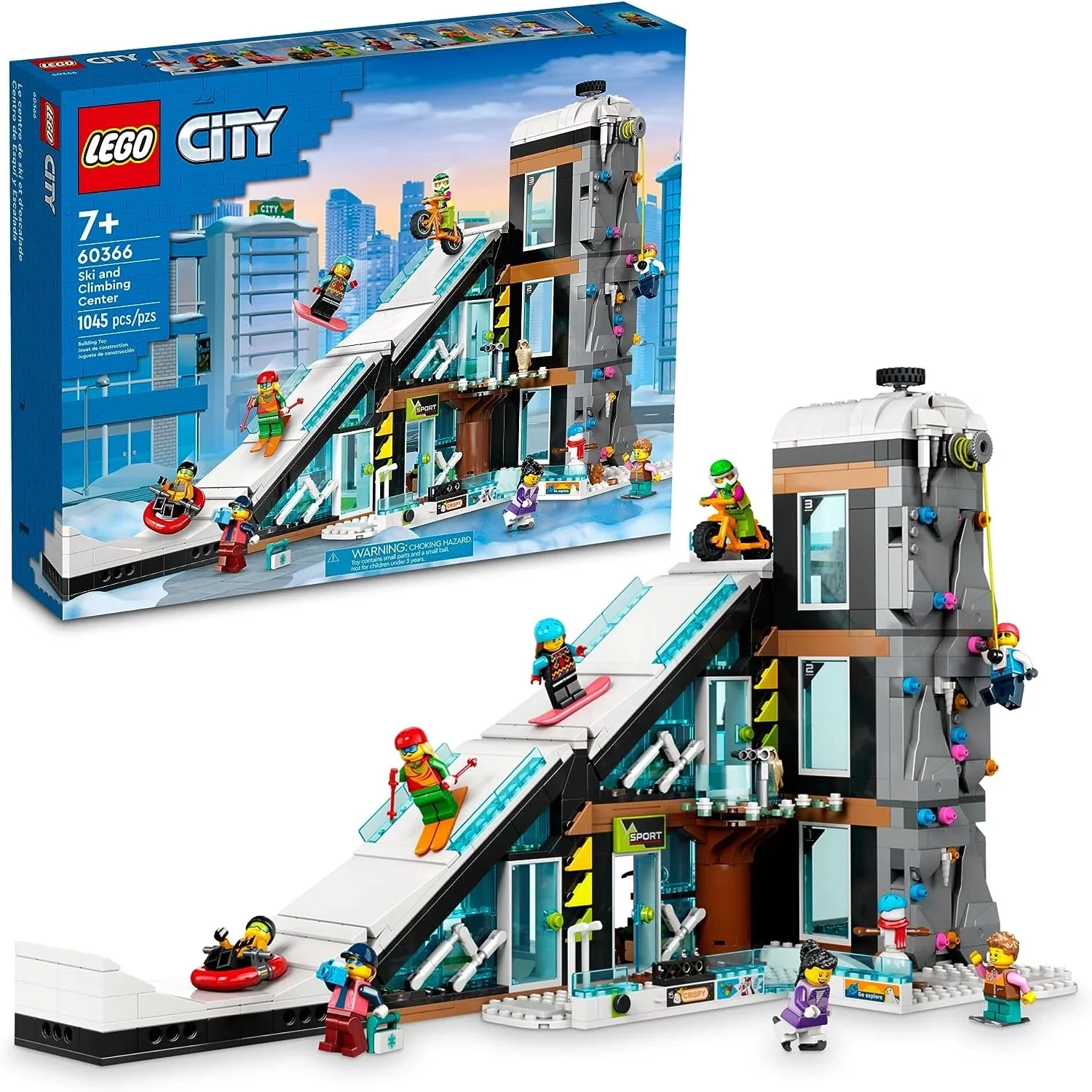 LEGO City Ski and Climbing Center 60366 Building Toy Set - $80