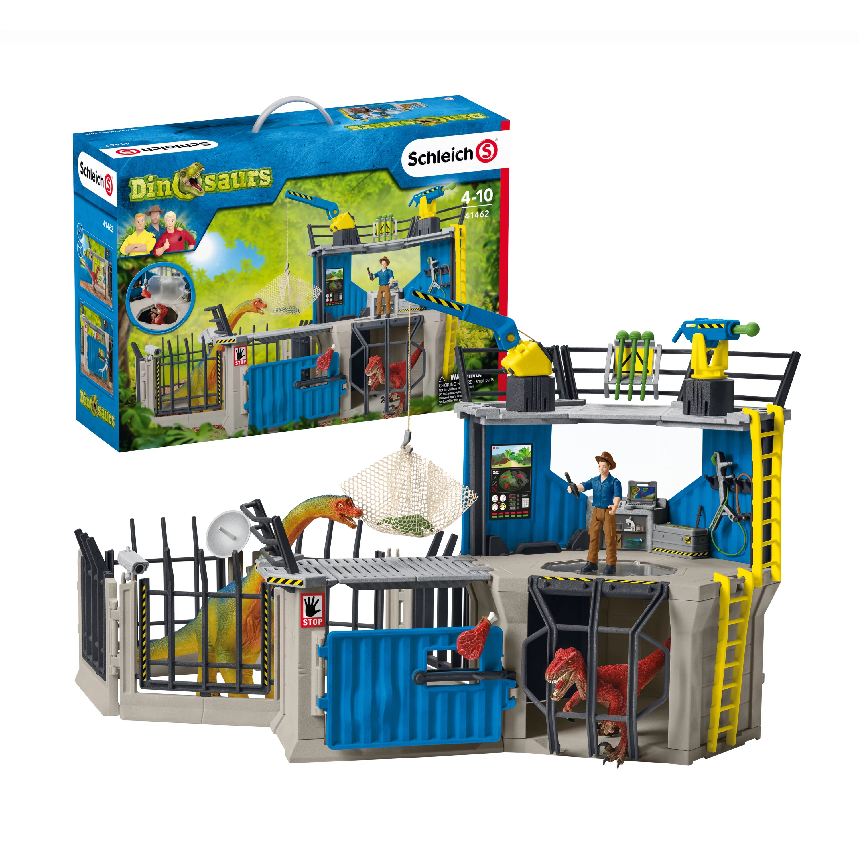 Schleich Large Dinosaur Research Station Toy Set